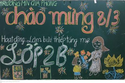 HOẠT ĐỘNG LÀM BƯU THIẾP TẶNG MẸ : LỚP 2 TUỔI B KHU 3 GIA MINH: TRƯỜNG MẦM NON GIA PHONG