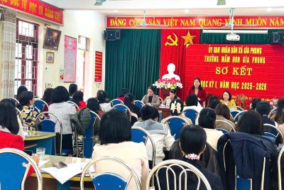 HỘI NGHỊ SƠ KẾT HỌC KỲ I, NĂM HỌC 2025–2026