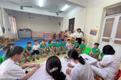 TRƯỜNG MẦM NON GIA PHONG TỔ CHỨC KHÁM SỨC KHỎE ĐỊNH KỲ CHO TRẺ TẠI KHU TRUNG TÂM: NĂM HỌC 2025 – 2026